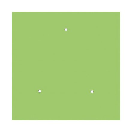  400 mm square pre-drilled panel for Rose-One system