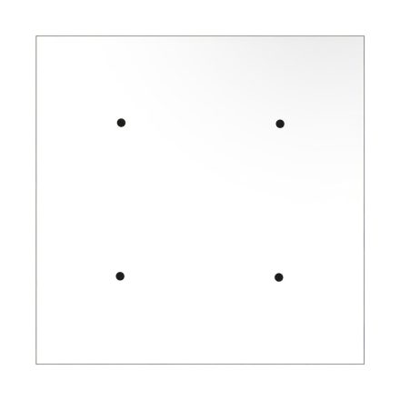  400 mm square pre-drilled panel for Rose-One system