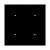  400 mm square pre-drilled panel for Rose-One system