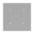  400 mm square pre-drilled panel for Rose-One system