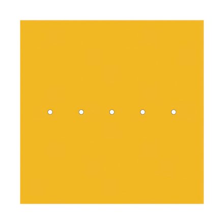 400 mm square pre-drilled panel for Rose-One system