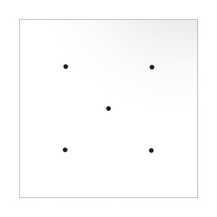  400 mm square pre-drilled panel for Rose-One system