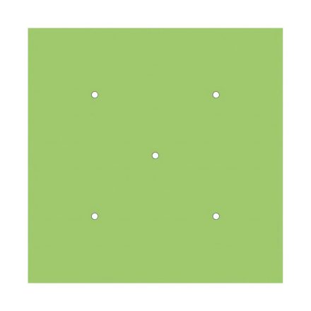  400 mm square pre-drilled panel for Rose-One system