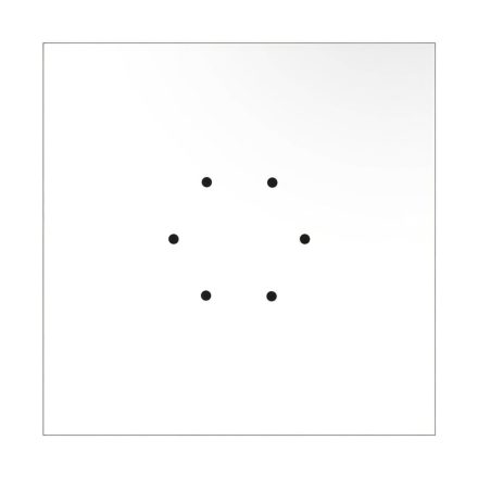  400 mm square pre-drilled panel for Rose-One system