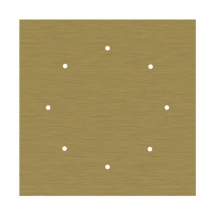  400 mm square pre-drilled panel for Rose-One system