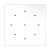  400 mm square pre-drilled panel for Rose-One system