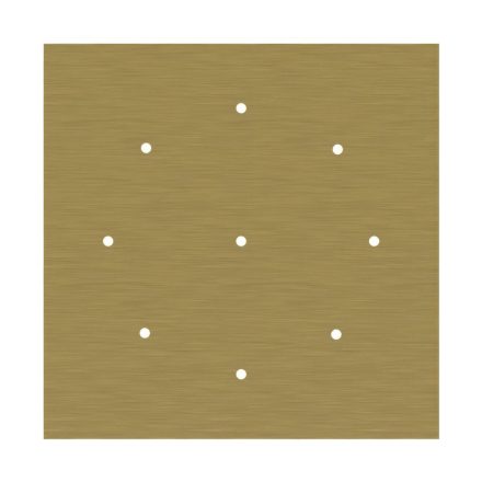  400 mm square pre-drilled panel for Rose-One system