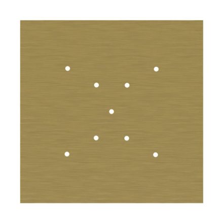  400 mm square pre-drilled panel for Rose-One system