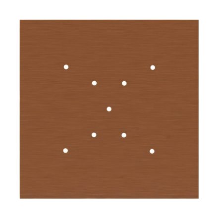  400 mm square pre-drilled panel for Rose-One system