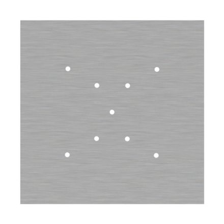  400 mm square pre-drilled panel for Rose-One system