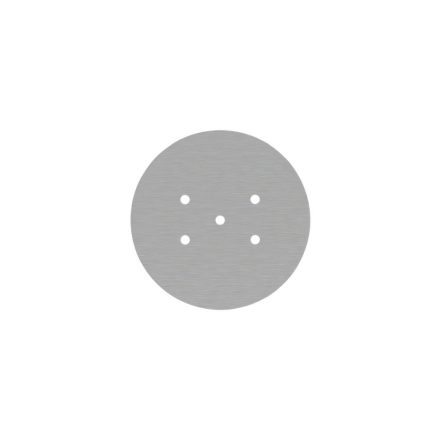  200 mm diameter round pre-drilled panel for Rose-One system