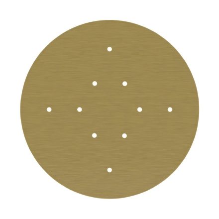  400 mm diameter round pre-drilled panel for Rose-One system