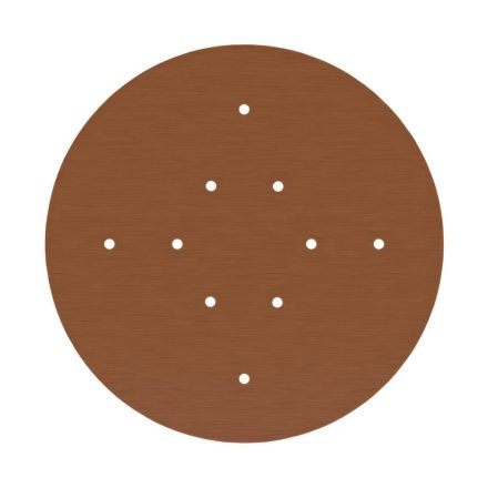  400 mm diameter round pre-drilled panel for Rose-One system