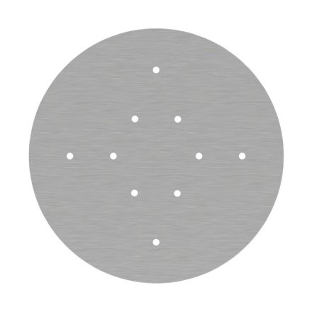  400 mm diameter round pre-drilled panel for Rose-One system