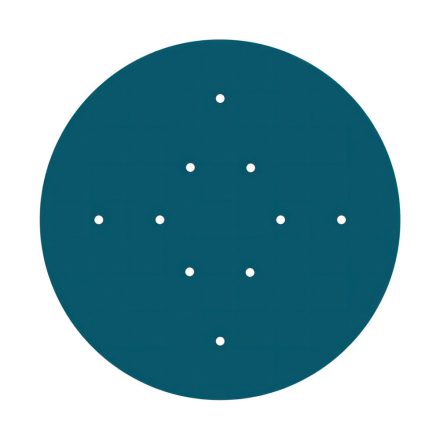  400 mm diameter round pre-drilled panel for Rose-One system