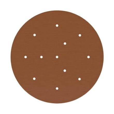 400 mm diameter round pre-drilled panel for Rose-One system