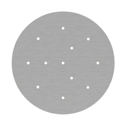  400 mm diameter round pre-drilled panel for Rose-One system