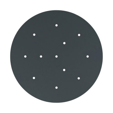  400 mm diameter round pre-drilled panel for Rose-One system
