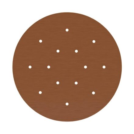  400 mm diameter round pre-drilled panel for Rose-One system