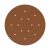  400 mm diameter round pre-drilled panel for Rose-One system