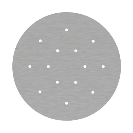  400 mm diameter round pre-drilled panel for Rose-One system