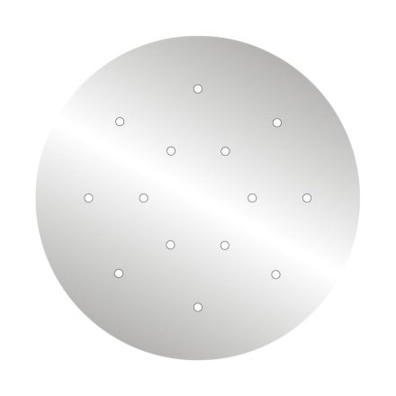 400 mm diameter, pre-drilled panel for the Rose-One system