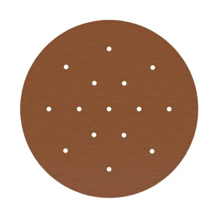  400 mm diameter round pre-drilled panel for Rose-One system