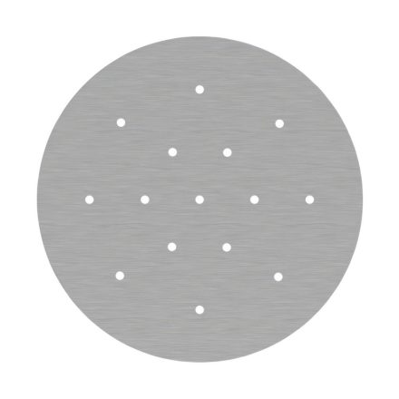  400 mm diameter round pre-drilled panel for Rose-One system