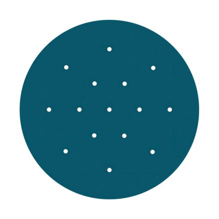  400 mm diameter round pre-drilled panel for Rose-One system