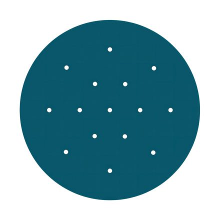 400 mm diameter, pre-drilled panel for the Rose-One system