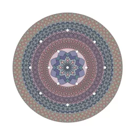    400 mm diameter round pre-drilled panel for Rose-One system - PROMO
