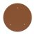  400 mm diameter round pre-drilled panel for Rose-One system