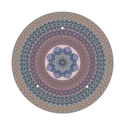  400 mm diameter round pre-drilled panel for Rose-One system - PROMO