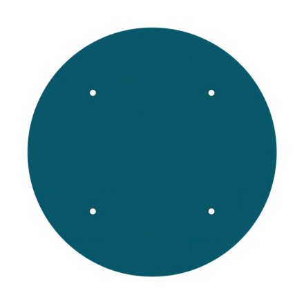  400 mm diameter round pre-drilled panel for Rose-One system