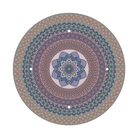  400 mm diameter round pre-drilled panel for Rose-One system - PROMO