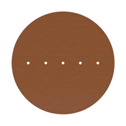  400 mm diameter round pre-drilled panel for Rose-One system