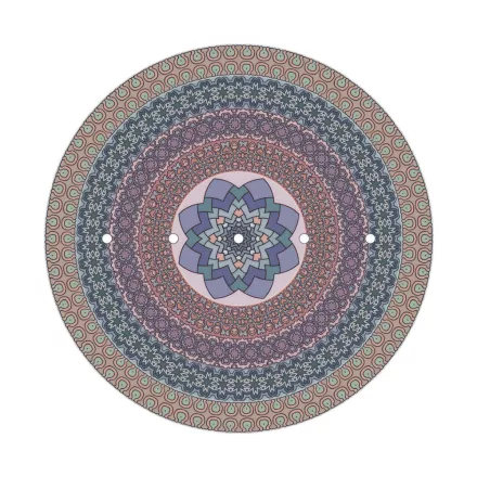  400 mm diameter round pre-drilled panel for Rose-One system - PROMO