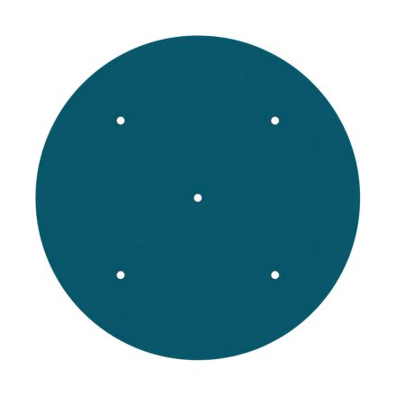  400 mm diameter round pre-drilled panel for Rose-One system