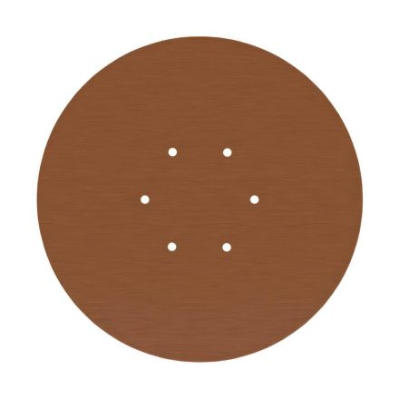  400 mm diameter round pre-drilled panel for Rose-One system