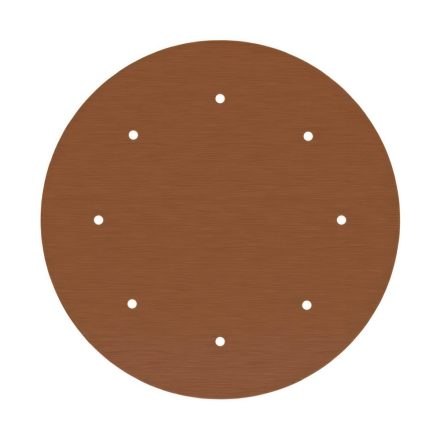 400 mm diameter round pre-drilled panel for Rose-One system