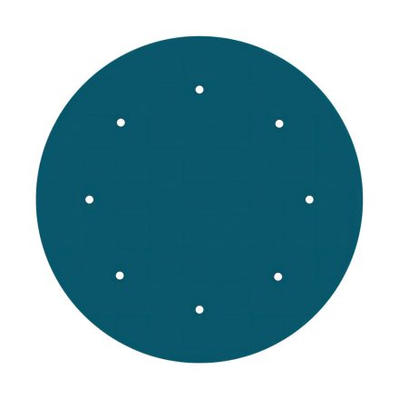  400 mm diameter round pre-drilled panel for Rose-One system