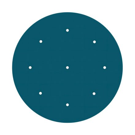  400 mm diameter round pre-drilled panel for Rose-One system