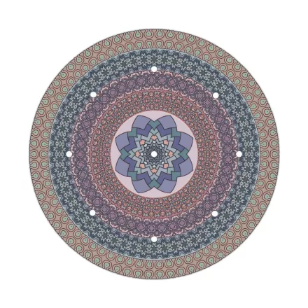  400 mm diameter round pre-drilled panel for Rose-One system - PROMO