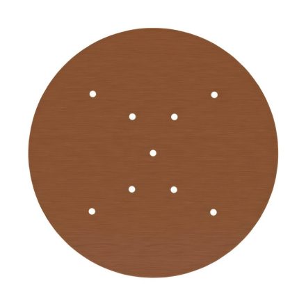  400 mm diameter round pre-drilled panel for Rose-One system