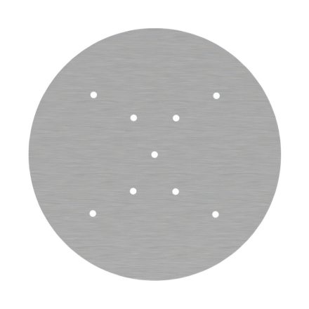  400 mm diameter round pre-drilled panel for Rose-One system