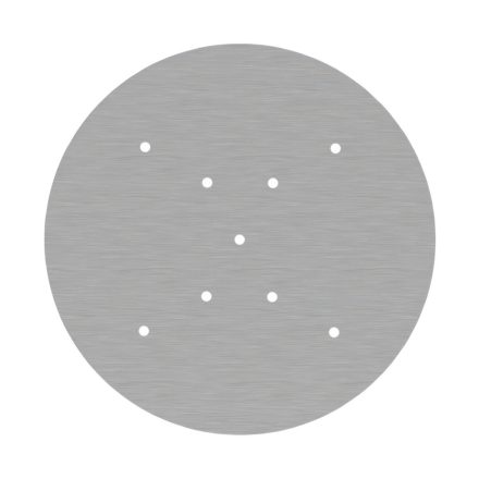 400 mm diameter, pre-drilled panel for the Rose-One system