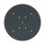  400 mm diameter round pre-drilled panel for Rose-One system