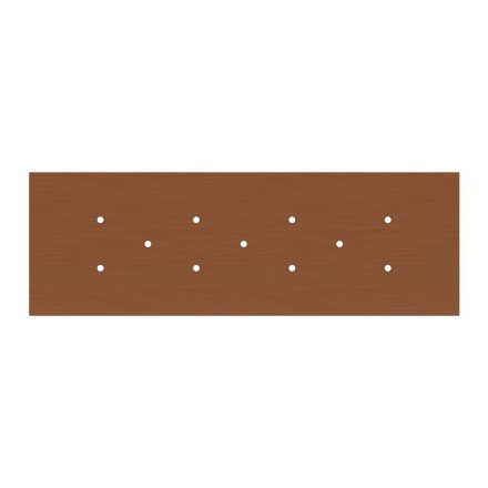  Square panel for pre-drilled Rose-One, width 675 mm, length 225 mm