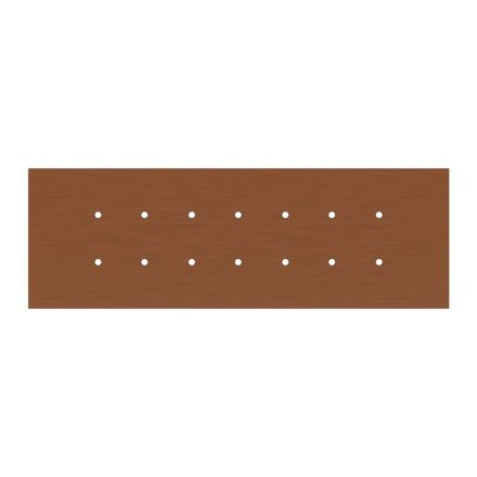  Square panel for pre-drilled Rose-One, width 675 mm, length 225 mm