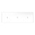  Square panel for pre-drilled Rose-One, width 675 mm, length 225 mm